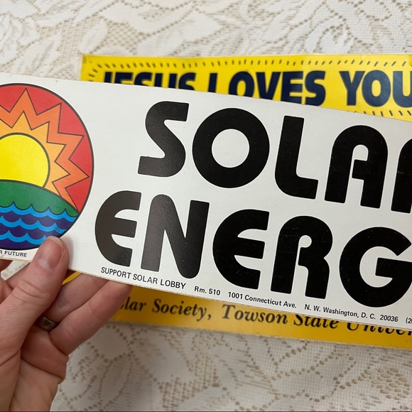 3 vintage bumper stickers - Picture 9 of 13